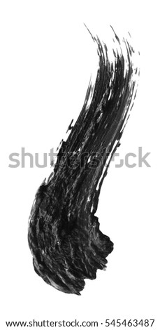 Black vector brush strokes collection