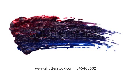 Various vector colorful brush strokes silhouettes big collection
