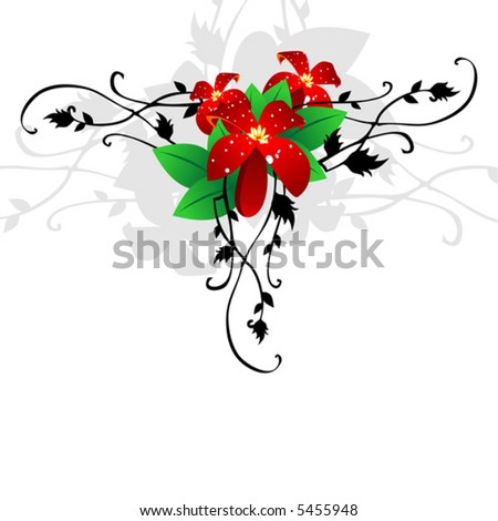 flower design art abstract beauty backgrounds beautiful nature decoration floral vector spring