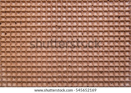 brown wafer background or texture Royalty-Free Stock Photo #545652169