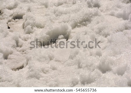 Photo Picture of Snow texture pattern for the background
