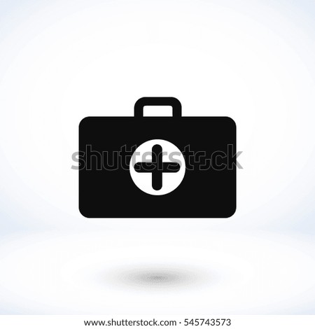 Nursing Bag icon, flat design best vector icon