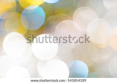 Abstract bokeh background of light for celebration new year and christmas