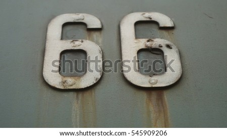 66 old iron road sign texture background symbol United States of America