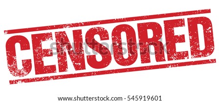 Censored stamp Royalty-Free Stock Photo #545919601