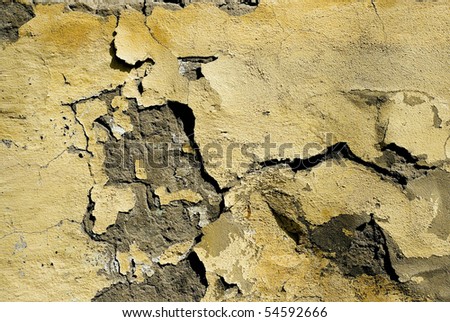 Large cement wall