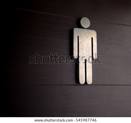 The men's room