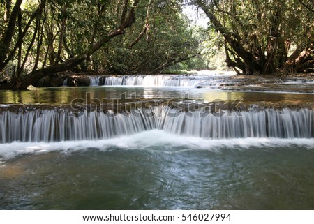 Takian Thong Waterfall, Kanchanaburi Province, Thailand.