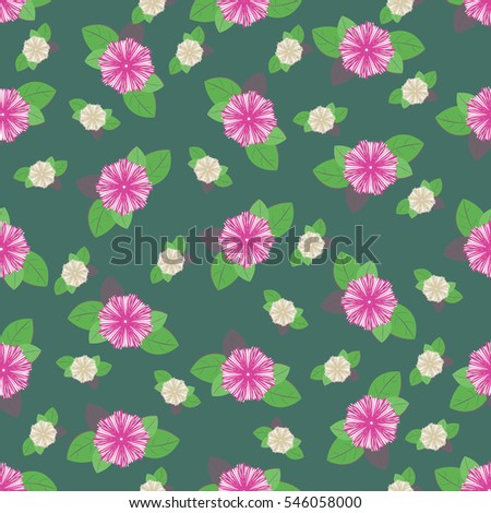 Seamless floral pattern. Can be used for wallpaper, pattern fills, textile, web page background, surface textures, Image for advertising booklets, banners, flayers.