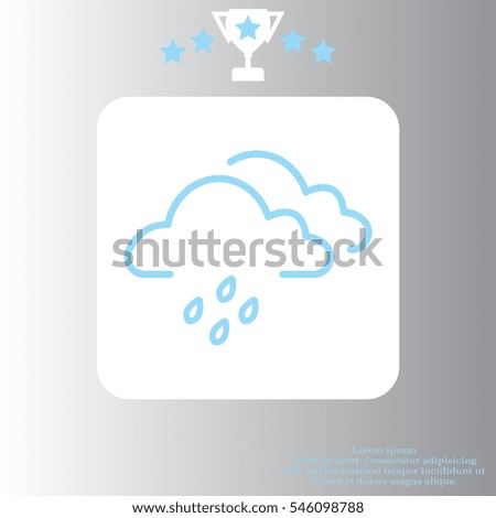 Cloud & rain icon
