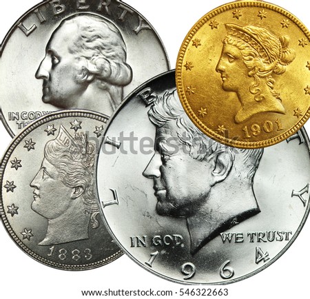US Coins Graphic Image