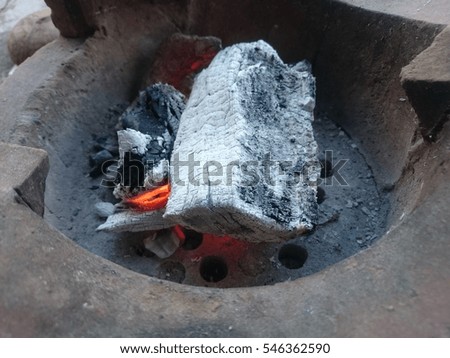 charcoal burning 