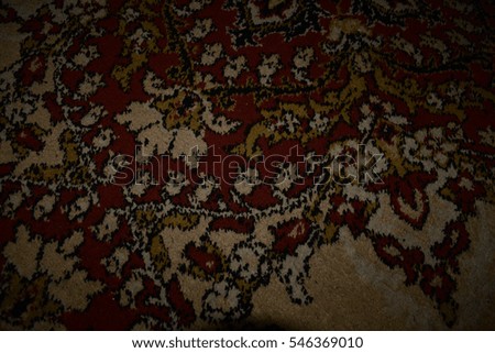 Beautiful background of the carpet in the room