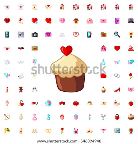 muffin icon illustration isolated vector sign symbol