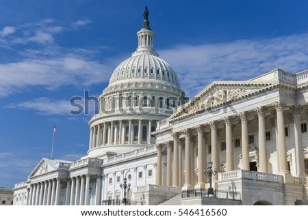 United States Capitol Building in Washington DC USA Royalty-Free Stock Photo #546416560