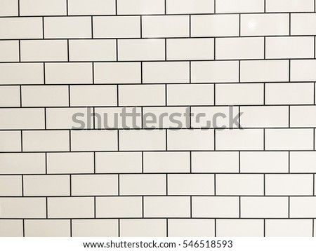 White brick wall pattern.