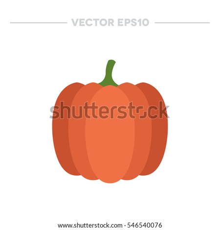 pumpkin icon. vector illustration