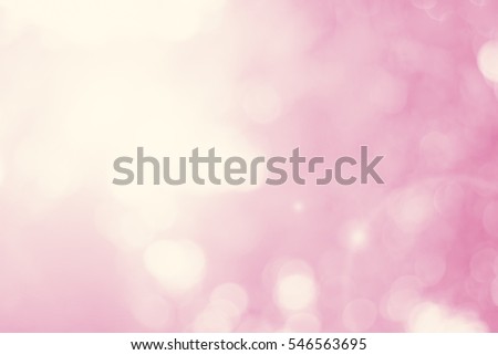 Bokeh leaf background. High resolution empty space concept for Banner, website, decoration card, retro bio eco. Pink romantic colour concept Valentine Day February month of love affection Agape trust.