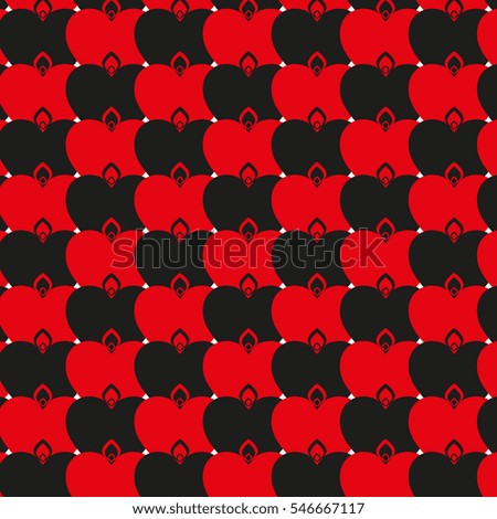 black and red patterned background