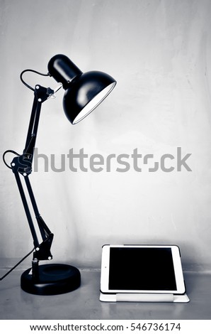 Office: Lamp with smart device