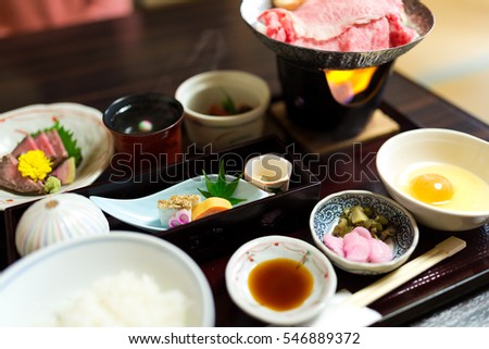 Japanese sukiyaki