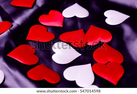 heart on black background,Valentine and romantic concept