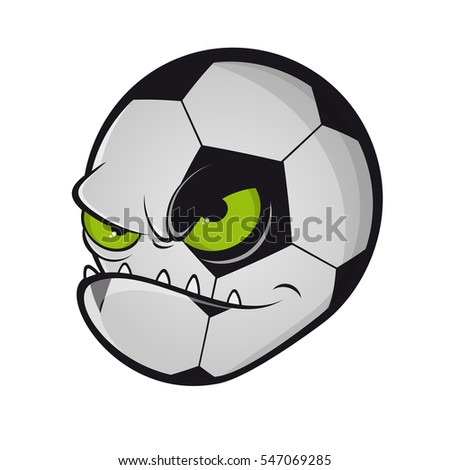 angry football mascot clipart