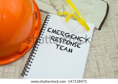Emergency Response Team. Safety & Health at Workplace Concepts. Royalty-Free Stock Photo #547138471