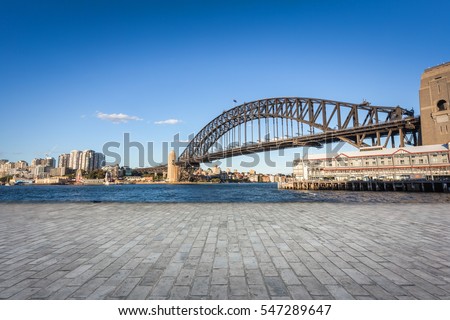
At noon, the city of Sydney, Australia