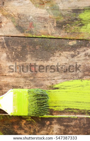 Converting oil paint on old wooden background very old wood.