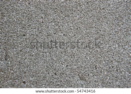grey sponge close-up