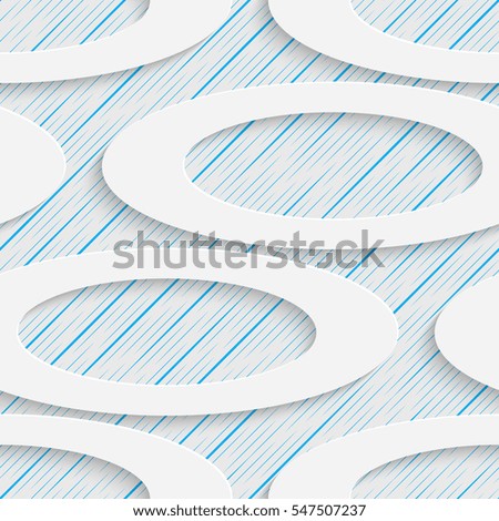 Seamless Ellipse Pattern. Abstract Technology Background. Modern Wallpaper