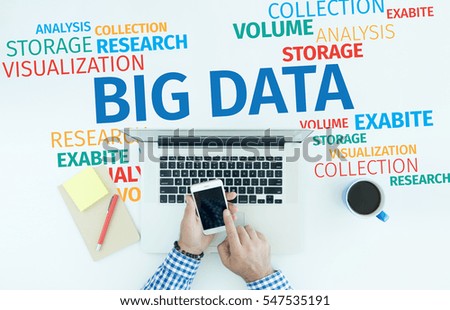 Business Concept: Big Data Word Cloud