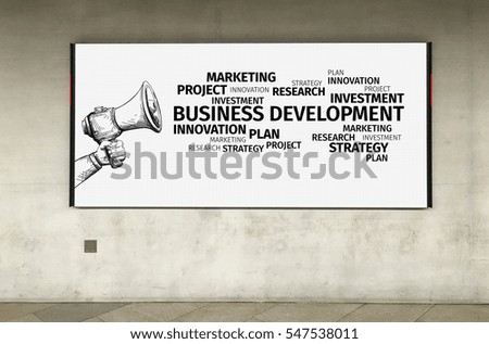 Business Concept: Business Development Word Cloud