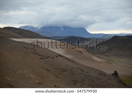 Landscape at Krafla, Icelnand