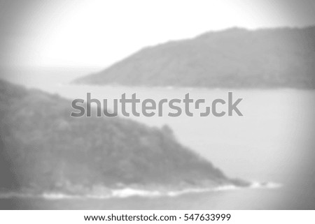 Blurred abstract background and can be illustration to article of island
