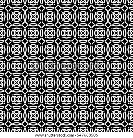 Abstract seamless pattern of black and white color for wallpaper