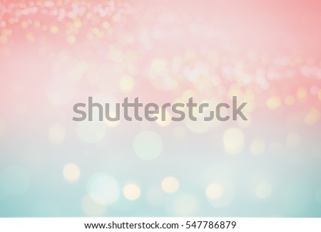 pastel color tone gradient with abstract bokeh light backgrounds Royalty-Free Stock Photo #547786879