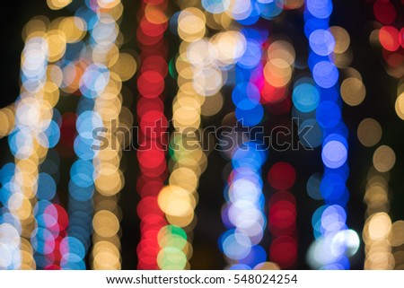 Blur light bokeh abstract background.