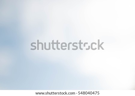 blue sky white cloud background blur