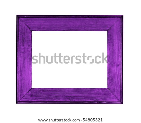  frame picture purple over white