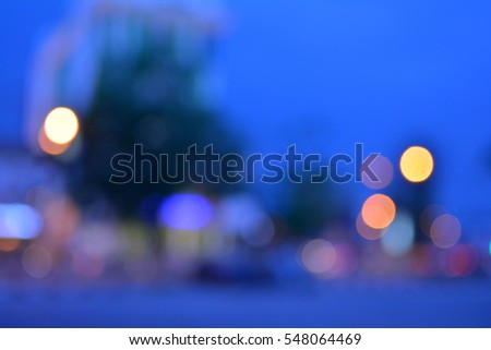Abstract Light Bokeh Background