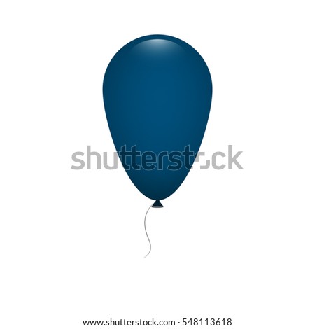 Ballon ikon. Blue.