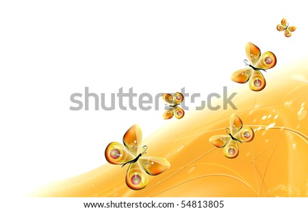 Butterflies background
