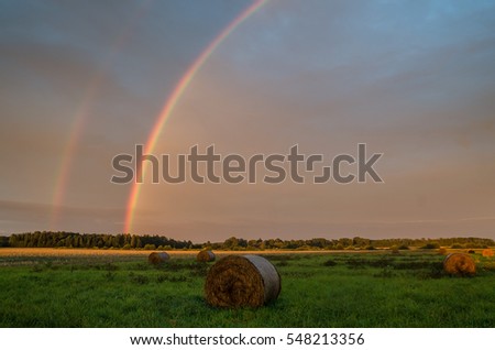 Powerful double rainbow