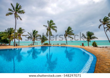 Tropical resort hotel