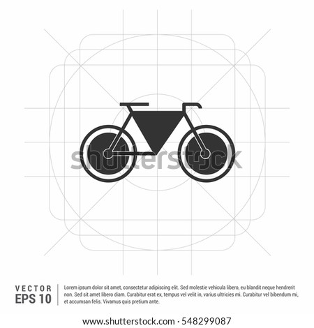 Cycling Icon Vector.

