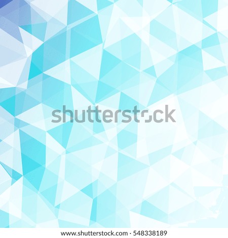 light blue background transparent triangles. polygonal design. raster copy illustration. for the design of your business plans, presentations, wallpapers