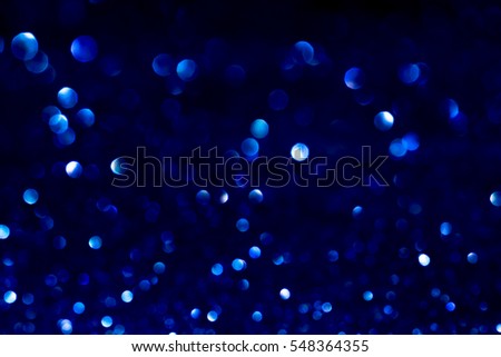 blue bokeh glitter defocused lights  background