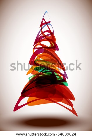 Christmas Abstract Tree